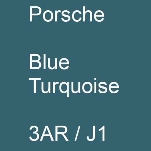 Porsche, Blue Turquoise, 3AR / J1.